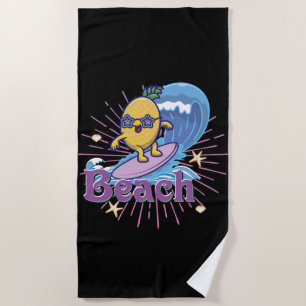 Serviette De Plage funny pineapp