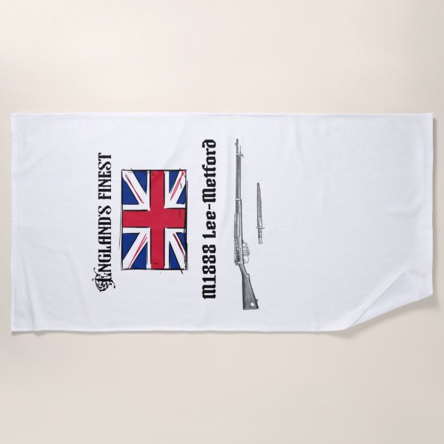 Serviette De Plage Fusil Lee Metford (Devant)