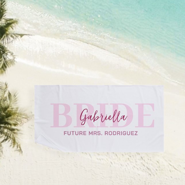 Serviette De Plage Future Mrs. pool towel, beach blanket (Créateur téléchargé)