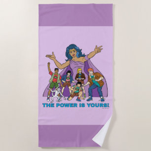 Serviette De Plage Gaia et les planétères Graphique
