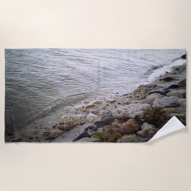 Serviette De Plage Galets Sur La Plage (Devant)