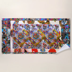 Serviette De Plage Galo de Barcelos, Portugal