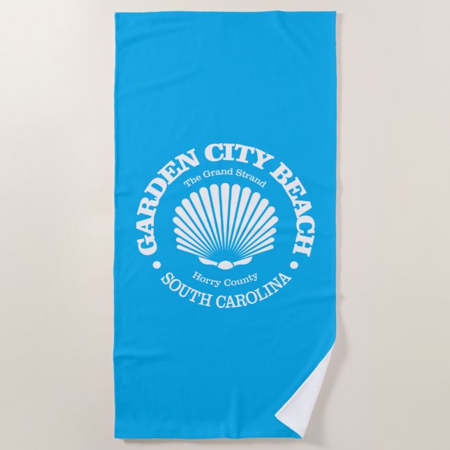 Serviette De Plage Garden City Beach (coquillage) (Devant)