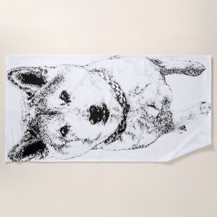 Serviette De Plage Gardien au repos
