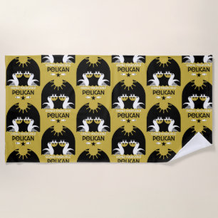 Serviette De Plage Genus Pelecanus Bird Art