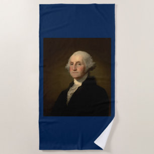 Serviette De Plage George Washington 1er président américain par Stua