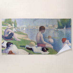 Serviette De Plage Georges Seurat - Baignades aux Asnières