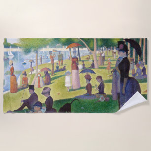 Serviette De Plage Georges Seurat - Un dimanche après-midi à l'Île de