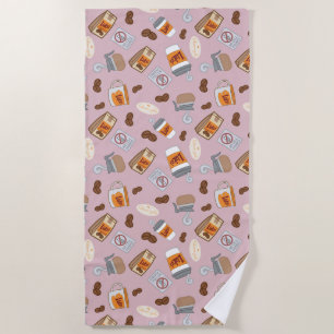 Serviette De Plage Gilmore Girls   Luke's Diner Coffee Motif