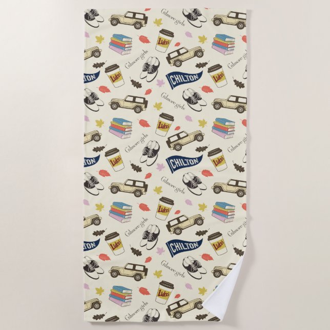 Serviette De Plage Gilmore Girls Modèle Automne Chilton (Devant)