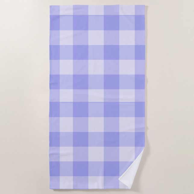 Serviette De Plage Gingham Pré aux Modernes (Devant)