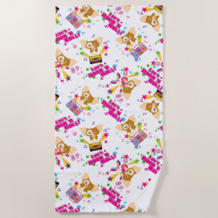 Serviette De Plage Gizmo Motif Rock 'n Roll