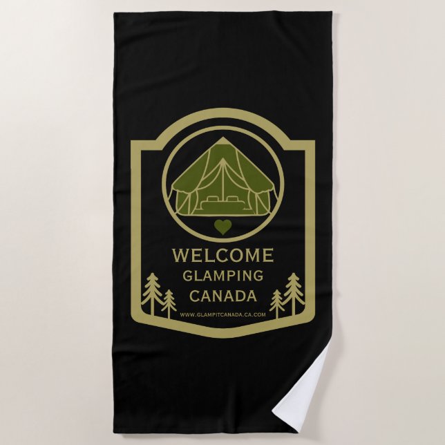 Serviette De Plage Glaming Canada Business (Devant)