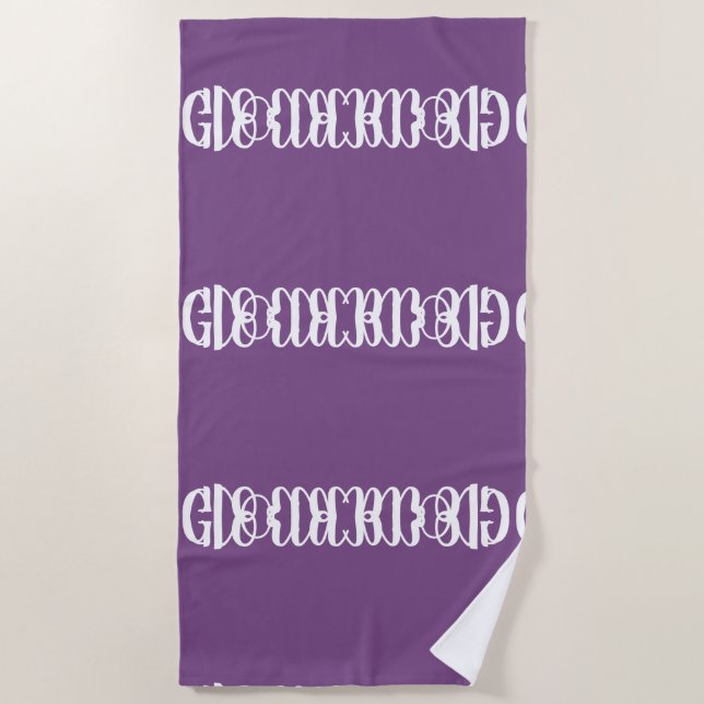 Serviette de plage "Gloria" (Devant)