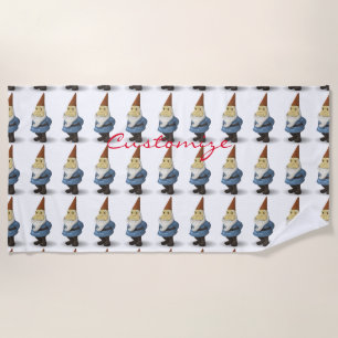 Serviette De Plage Gnome des Fêtes d'hiver Thunder_Cove
