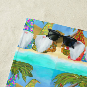 SERVIETTE DE PLAGE GNOMES DE PLAGE