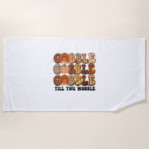 Serviette De Plage Gobble Jusqu'À Ce Que Vous Tournez La Turquie Drôl