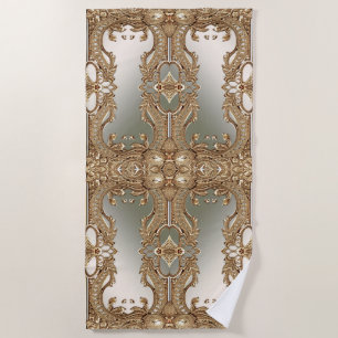 Serviette de plage Gold Ornate