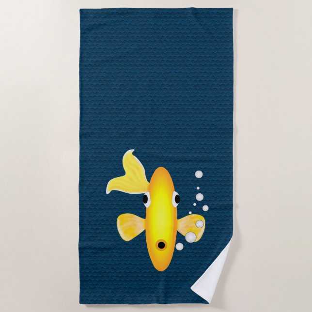 Serviette de plage Goldfish (Devant)