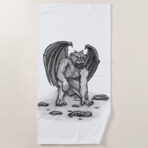 Serviette De Plage Golem Gargoyle