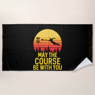 Serviette De Plage Golf sur disque avec vous