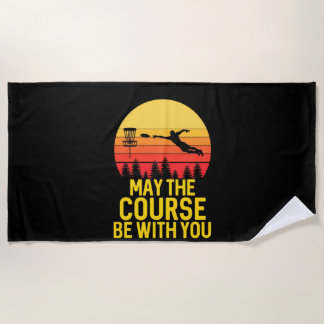 Serviette De Plage Golf sur disque avec vous