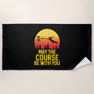 Serviette De Plage Golf sur disque avec vous
