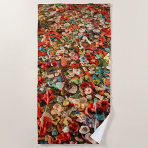 Serviette De Plage Gomme à mâcher coloré