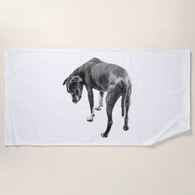 Serviette De Plage Goût d'été amusant (Devant)