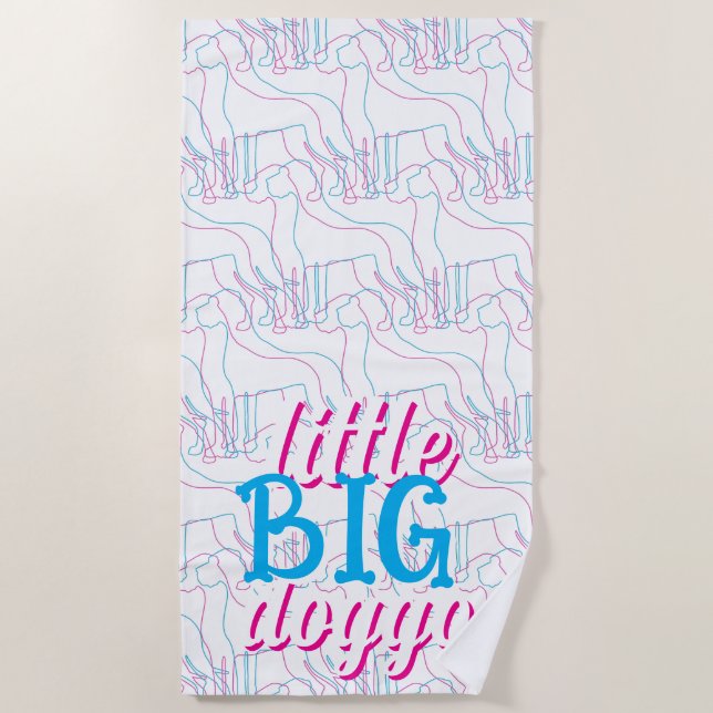 Serviette De Plage Grand Danois Steampunk   (Devant)