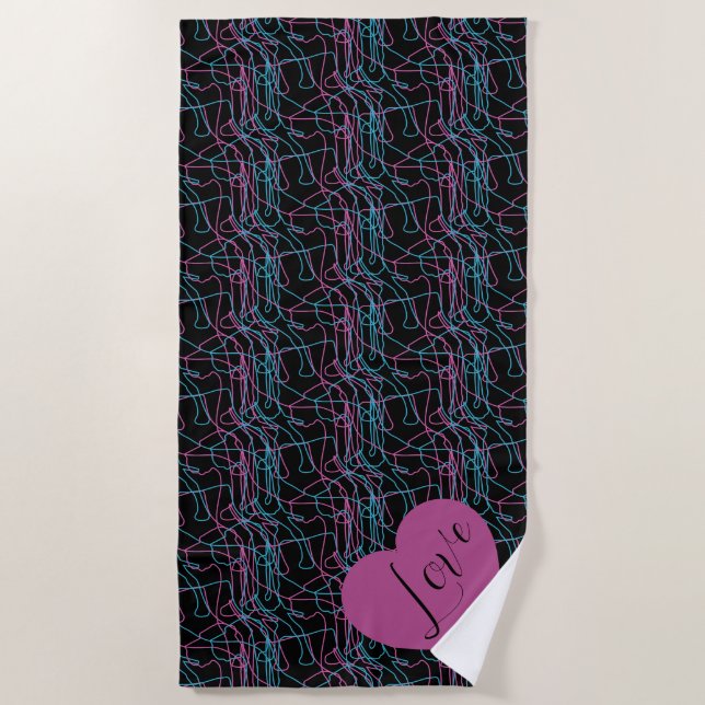 Serviette De Plage Grand Danois Steampunk   (Devant)