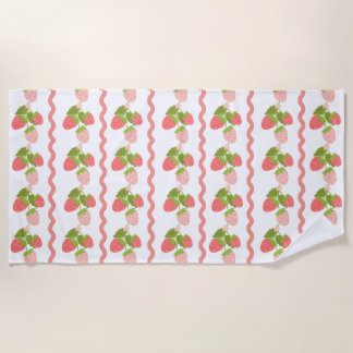 Serviette De Plage Grandmillenial strawberry pink sweet trendy