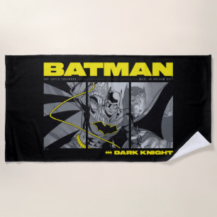 Serviette De Plage Graphique à écran tridimensionnel Batman Comic