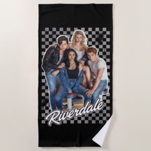 Serviette De Plage Graphique du groupe Retro Riverdale