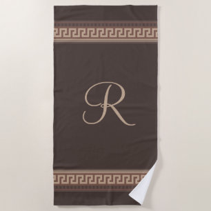 Serviette De Plage Greek Key