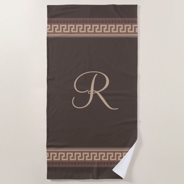 Serviette De Plage Greek Key (Devant)