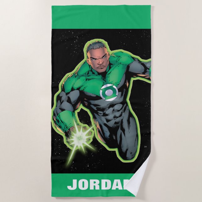 Serviette De Plage Green Lantern John Stewart (Devant)