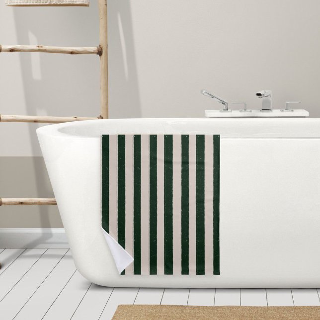 Serviette De Plage Green striped beach towel (Créateur téléchargé)