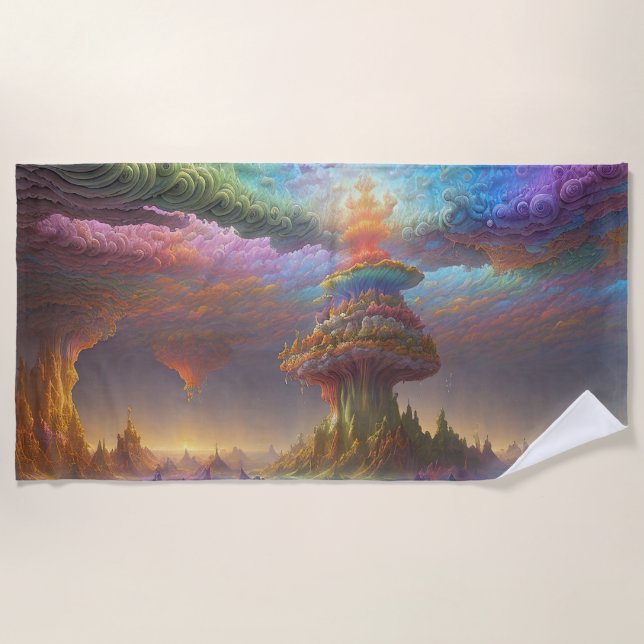 Serviette De Plage Grotte Imaginaire (Devant)