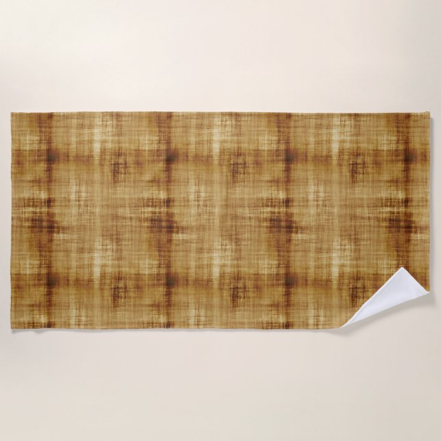 Serviette De Plage Grunge Brown (Devant)