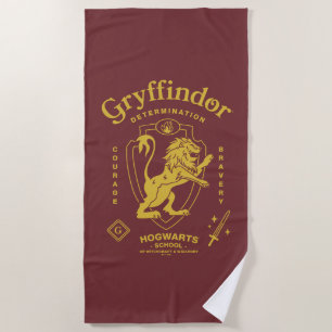 Serviette De Plage GRYFFINDOR™ Détermination Courage Bravoure Blason