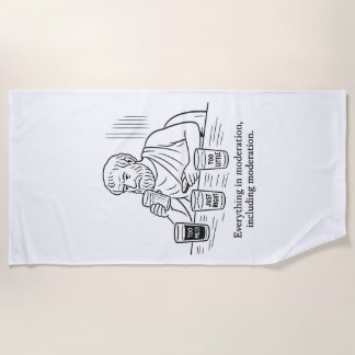 Serviette De Plage Guide d'Aristote pour la modération