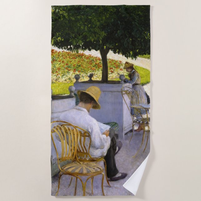 Serviette De Plage Gustave Caillebotte - Les Orangers (Devant)