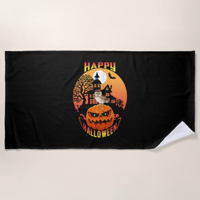 Serviette De Plage Halloween (Devant)