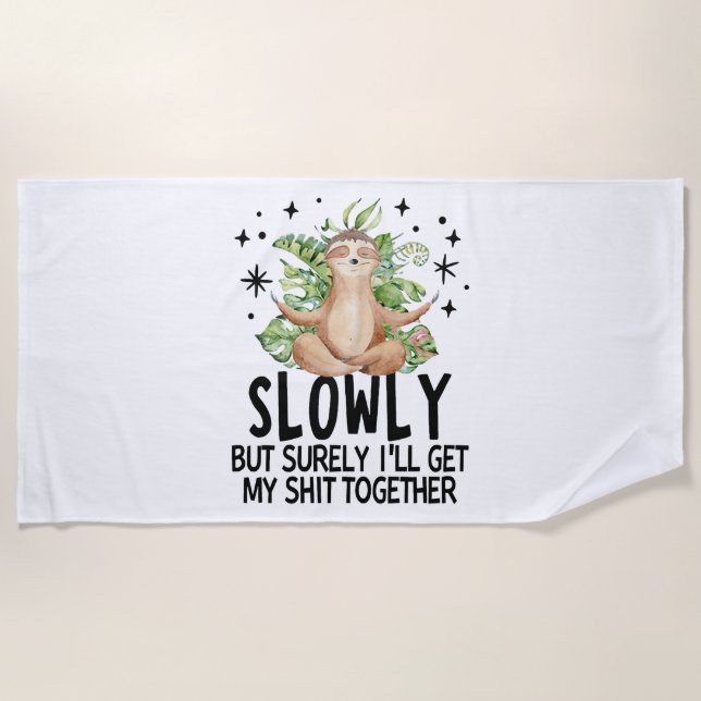 Serviette De Plage Halloween de la vache (Devant)