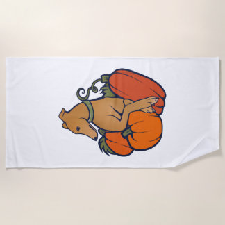 Serviette De Plage halloween greyhound