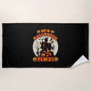 Serviette De Plage Halloween It Is Halloween Time Birthday