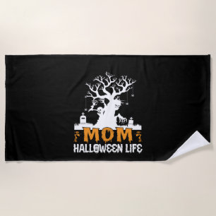 Serviette De Plage Halloween Maman Halloween Vie Anniversaire