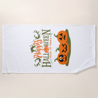 Serviette De Plage Happy Halloween - Cool Halloween