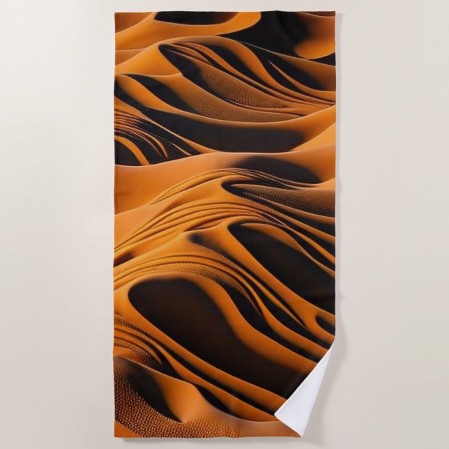Serviette De Plage Harmonie du désert (Devant)